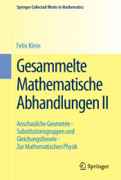 Portada de Gesammelte Mathematische Abhandlungen II