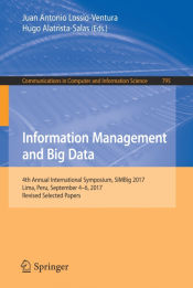 Portada de Information Management and Big Data