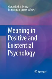 Portada de Meaning in Positive and Existential Psychology