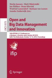 Portada de Open and Big Data Management and Innovation