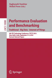 Portada de Performance Evaluation and Benchmarking. Traditional - Big Data - Internet of Things