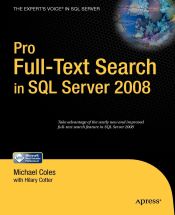 Portada de Pro Full-Text Search in SQL Server 2008