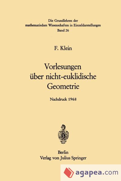 Vorlesungen Uber Nicht-Euklidische Geometrie