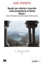 Portada de Spunti per ulteriori ricerche sulla protostoria di Roma Parte I (Ebook)