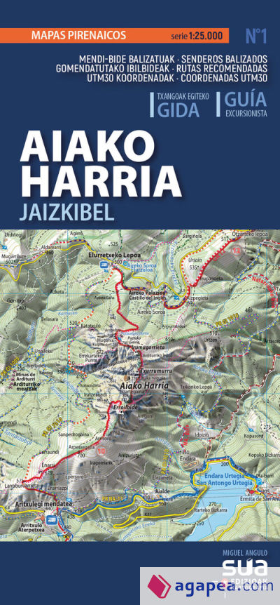 Aiako Harria - Mapas Pirenaicos (1:25000)