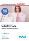 Subalterno/a (Personal Laboral Grupo 3). Temario materias especificas. Comunidad Autónoma de Cantabria