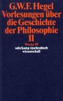 Portada de Vorlesungen über die Geschichte der Philosophie II