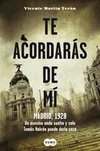 Portada de Te acordarás de mí (Ebook)