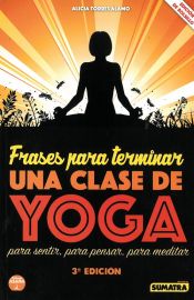 Portada de Frases para terminar una clase de yoga (bolsillo)