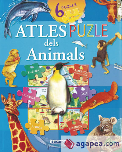 Puzle d&#x27;animals. Atles puzle dels animals