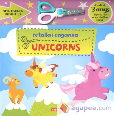 Retalla i enganxa unicorns