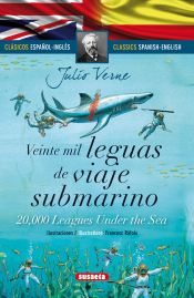 Portada de Clásicos bilingües. Veinte mil leguas de viaje submarino (español/inglés)