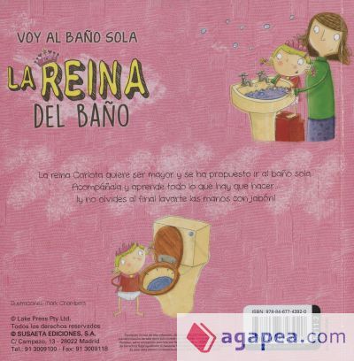 Voy al baño solo. La reina del baño Voy al baño solo. La reina del baño