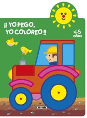 Portada de ¡Yo pego, yo coloreo! 4-5 años