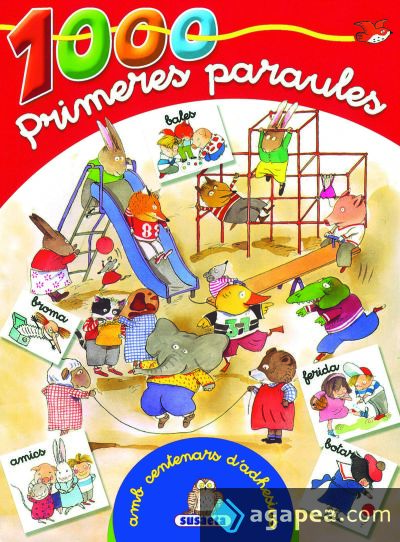 1000 primeres paraules. 1000 Primeres paraules - rojo - amb centenars d&#x27;adhesius