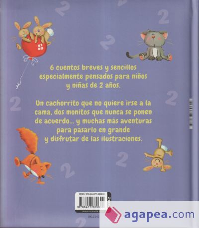 6 cuentos. Cuentos para 2 años