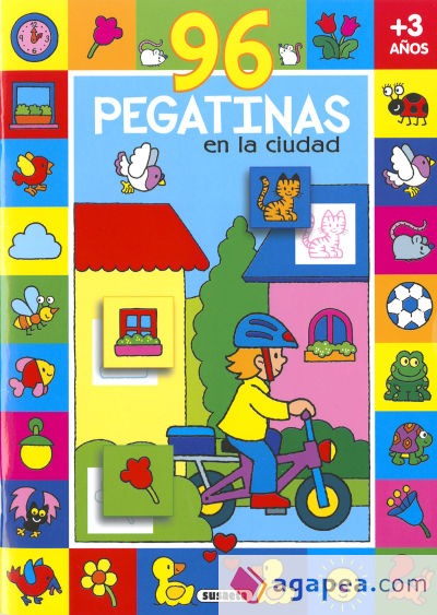 96 pegatinas. En la ciudad