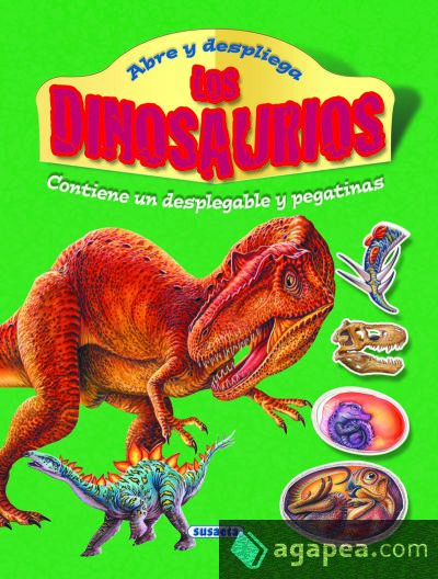 Abre y despliega los dinosaurios