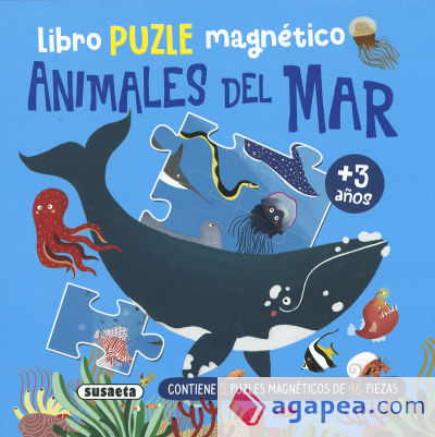 Animales del mar. Libro puzzle