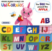 Portada de Aprender inglés es divertido. Aprendo palabras en inglés con unicornios