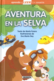 Portada de Aprendo a LEER con Susaeta - nivel 0. Aventura en la selva