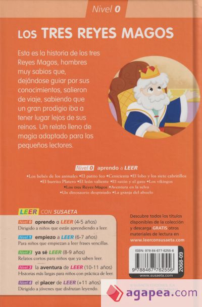 Aprendo a LEER con Susaeta - nivel 0. Los tres Reyes Magos