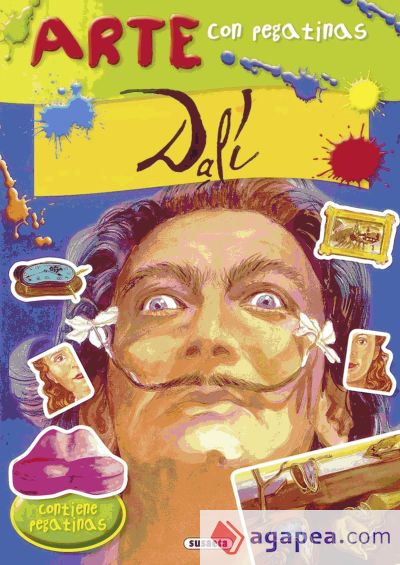 Arte con pegatinas. Dalí