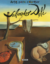 Portada de Arte para colorear. Salvador Dalí
