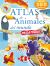 Portada de Atlas De Animales Con Pegatina Atlas de animales del mundo (Atlas de animales con pegatinas), de Varios