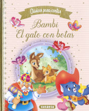 Portada de Clásicos para contar. Bambi - El gato con botas