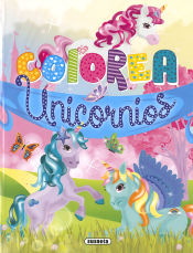 Portada de Colorea Unicornios