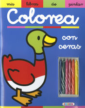 Portada de Colorea con ceras