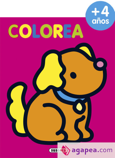 Colorea por edades 4 años