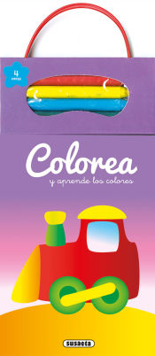 Portada de Colorea y aprende los colores