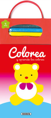 Portada de Colorea y aprende los colores