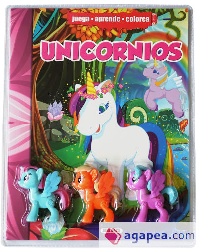 Colorea y juega. Unicornios