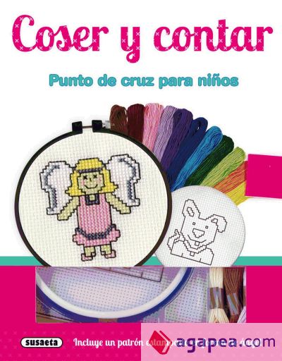 Coser y cantar : punto de cruz para niños