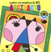 Portada de Cuadros con pegatinas. Arte abstracto