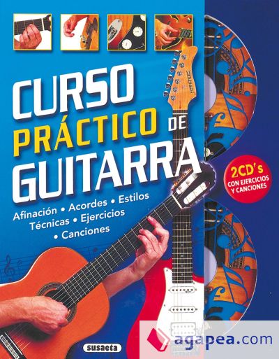 Curso práctico de guitarra con 2 CD