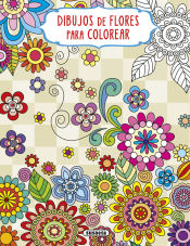 Portada de Dibujos de flores para colorear