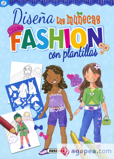 Diseña tus muñecas fashion con plantillas