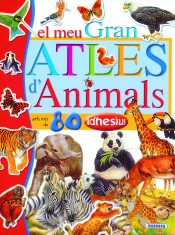 Portada de El meu gran atles d'animals amb adhesìus