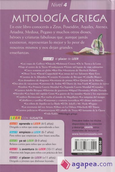 El placer de LEER con Susaeta - nivel 4. Mitolog&iacute;a griega