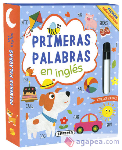 Fichas educativas. Primeras palabras en inglés