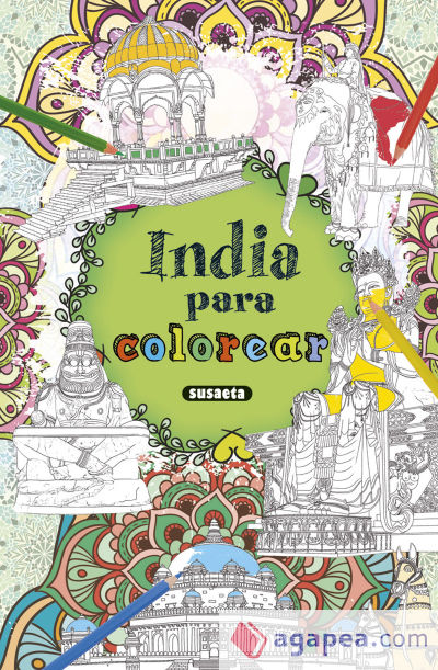 Imágenes del mundo para colorear. India para colorear