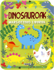 Portada de Koloreak eta pegatinak. Dinosauroak