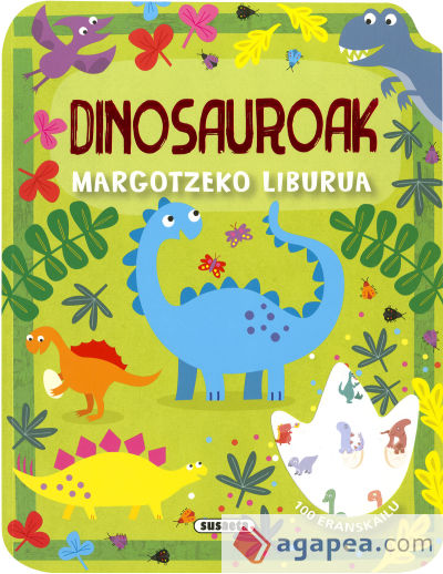 Koloreak eta pegatinak. Dinosauroak