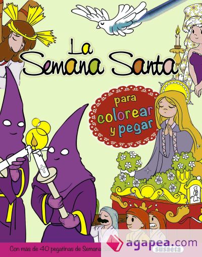 La Semana Santa para colorear y pegar