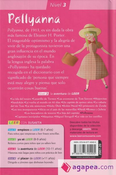 La aventura de LEER con Susaeta - nivel 3. Pollyanna La aventura de LEER con Susaeta - nivel 3. Pollyanna