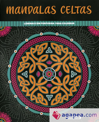 Láminas de purpurina. Mandalas celtas